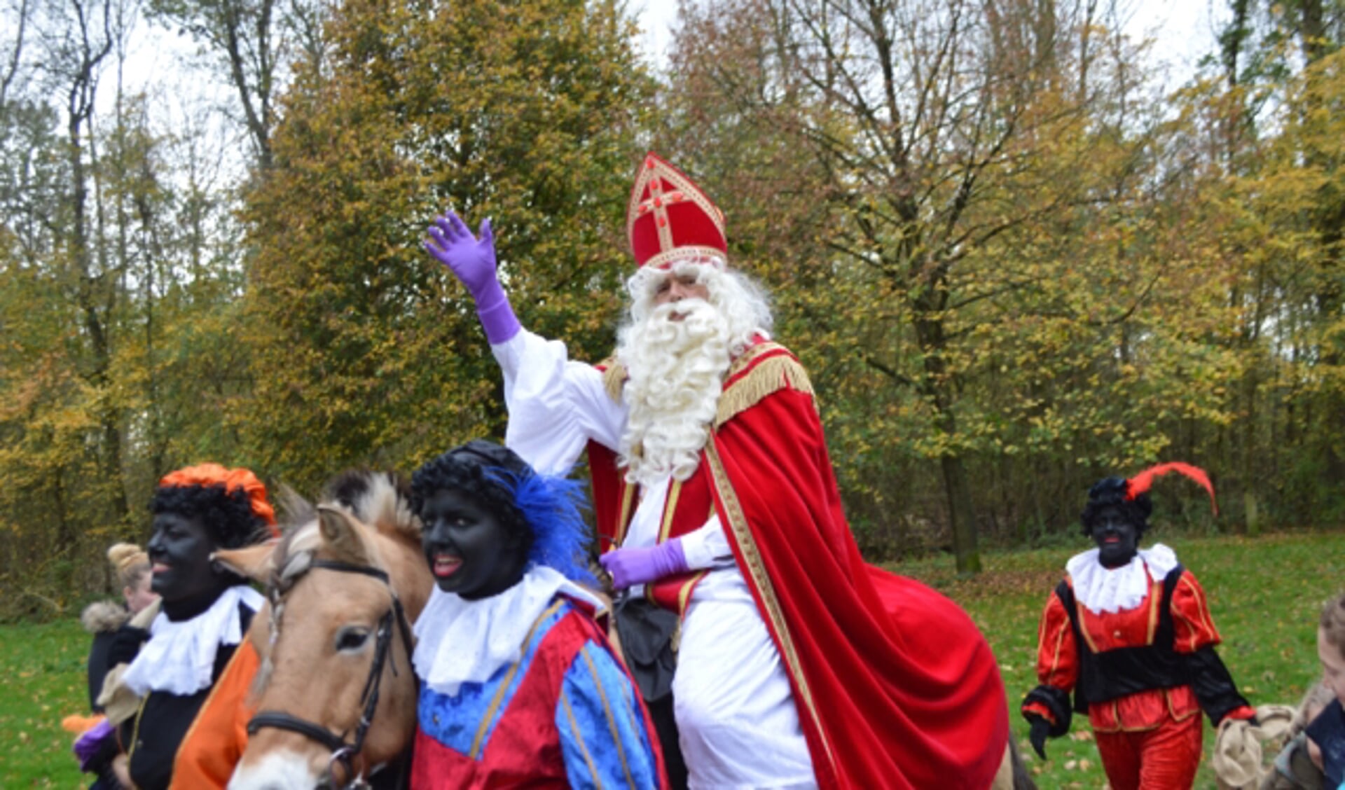  De intocht van Sinterklaas in Swifterbant.