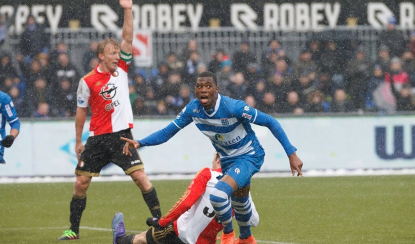  Pec Zwolle - Feyenoord Seizoen 2015-2016. 3-1.