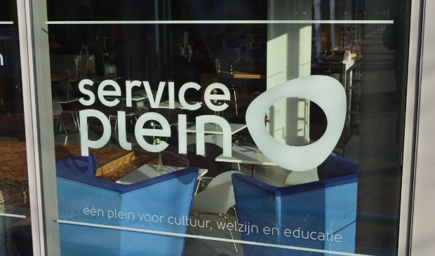 Serviceplein bibliotheek Dronten.