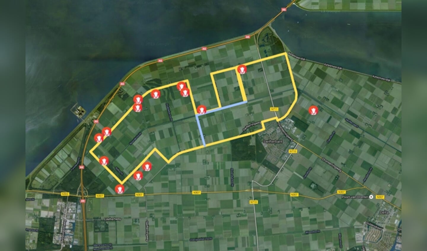  De werkgroep heeft de fietsroute inmiddels gepubliceerd.