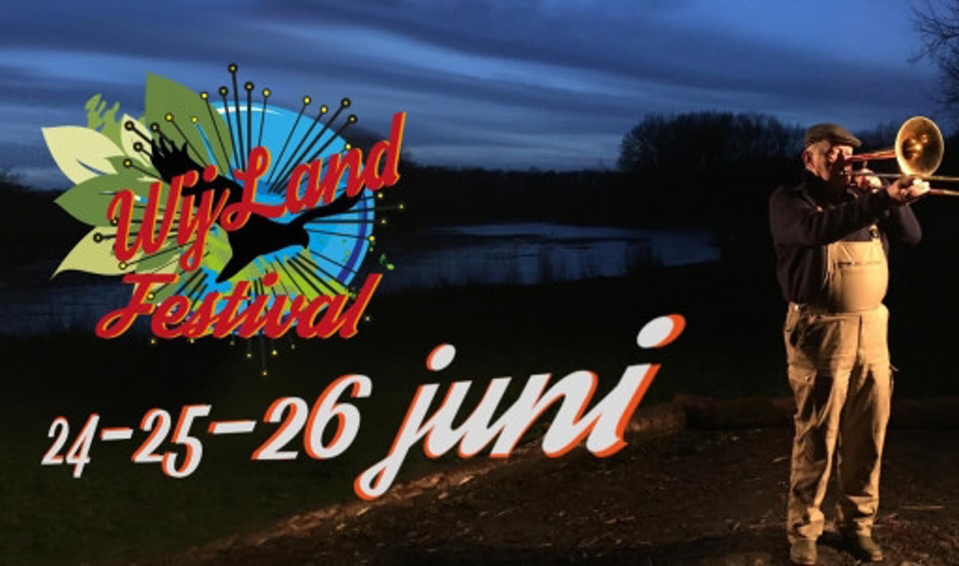  Het logo van het WijLand Festival.