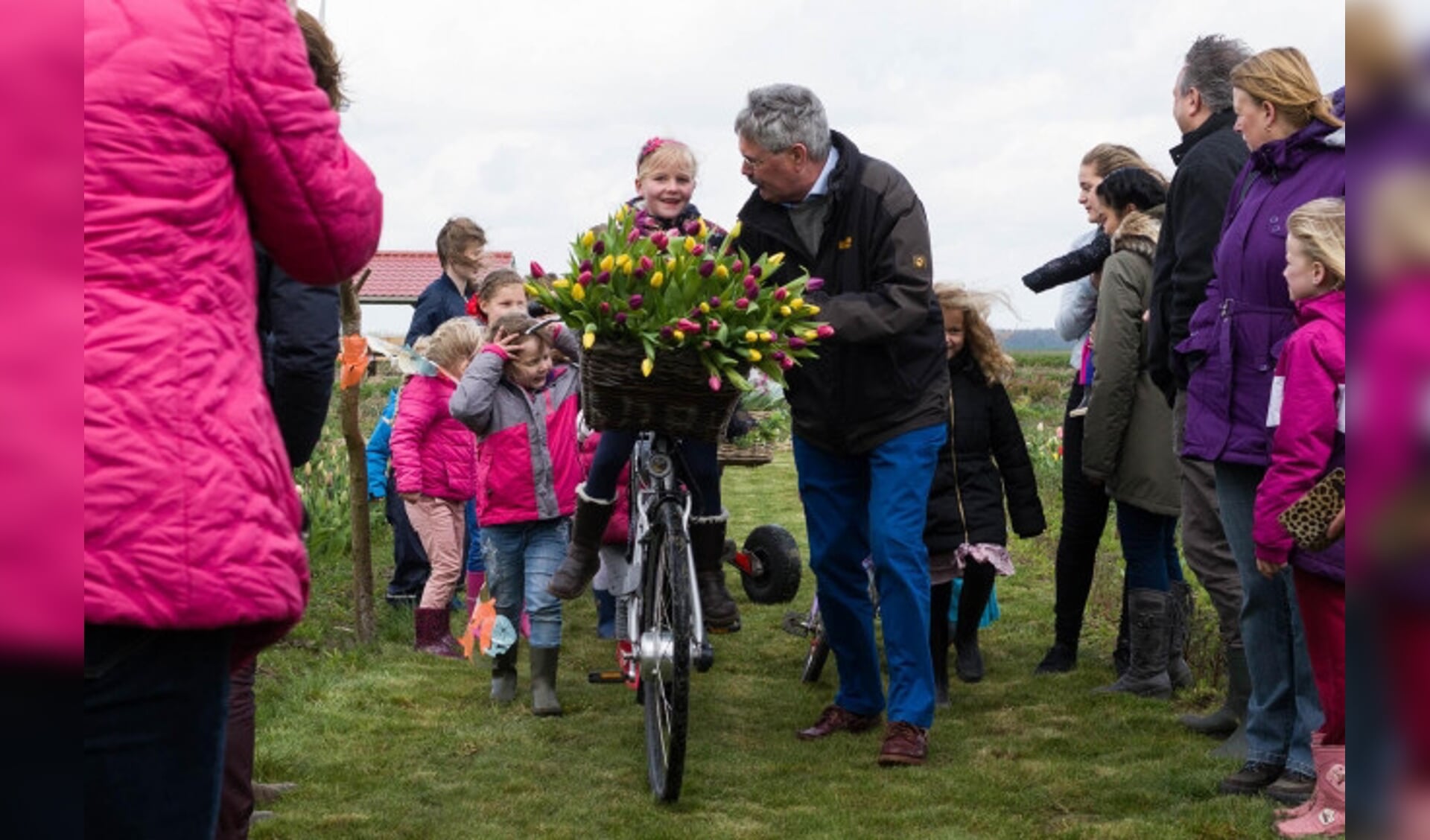  De opening van de Tulpenroute.