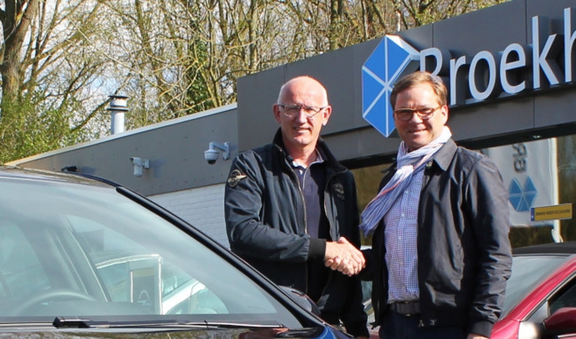  Piet Bleeker en Bob van Stempvoort van Opel Broekhuis Dronten.