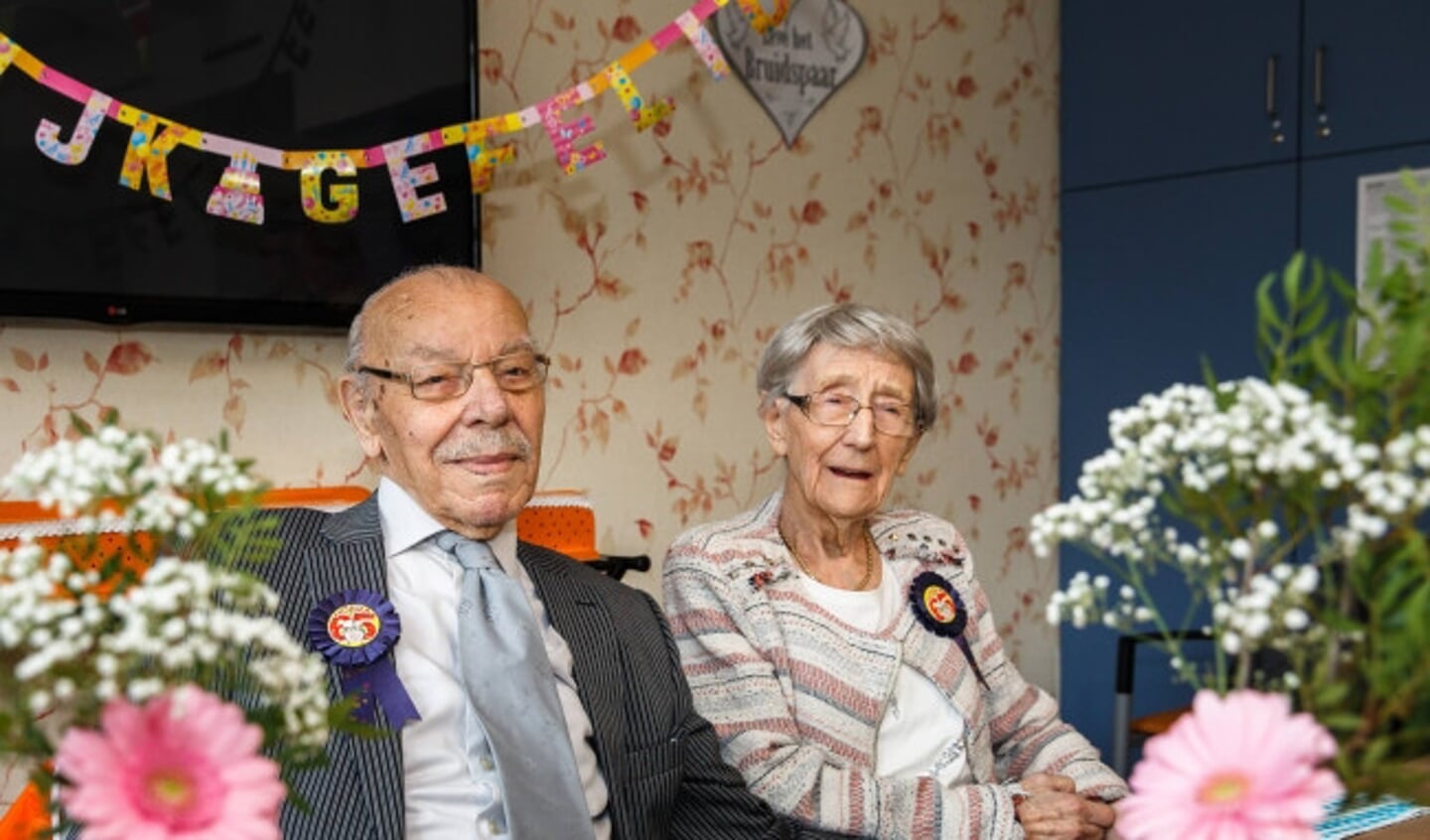  65-Jarig Huwelijk echtpaar Kamphuis.
