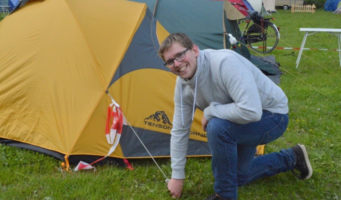  Thijs van Dam op de camping van Opwekking.