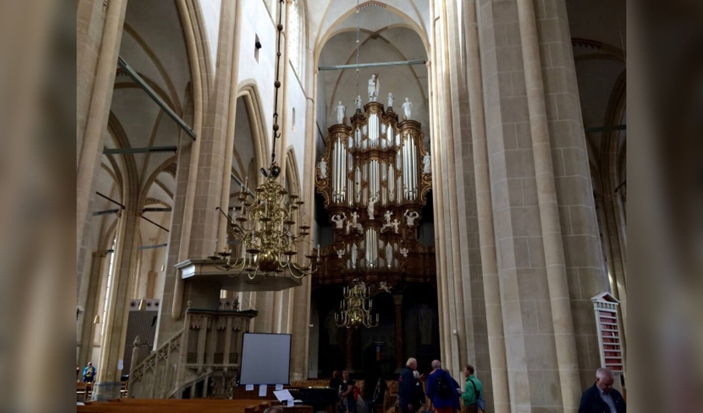 Het Hinsz orgel in de Bovenkerk.
