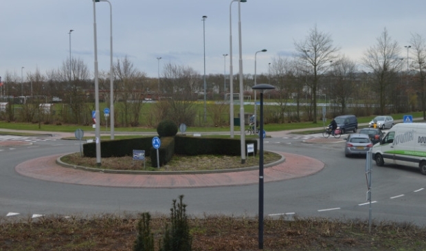 <p>De rotonde bij Reaal Dronten.</p>