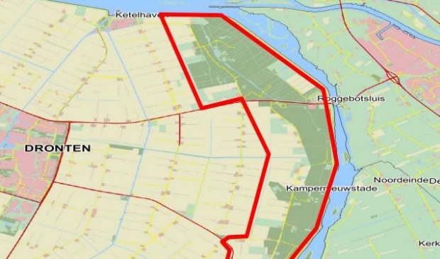 Het gebied voor de nieuwe natuur.
