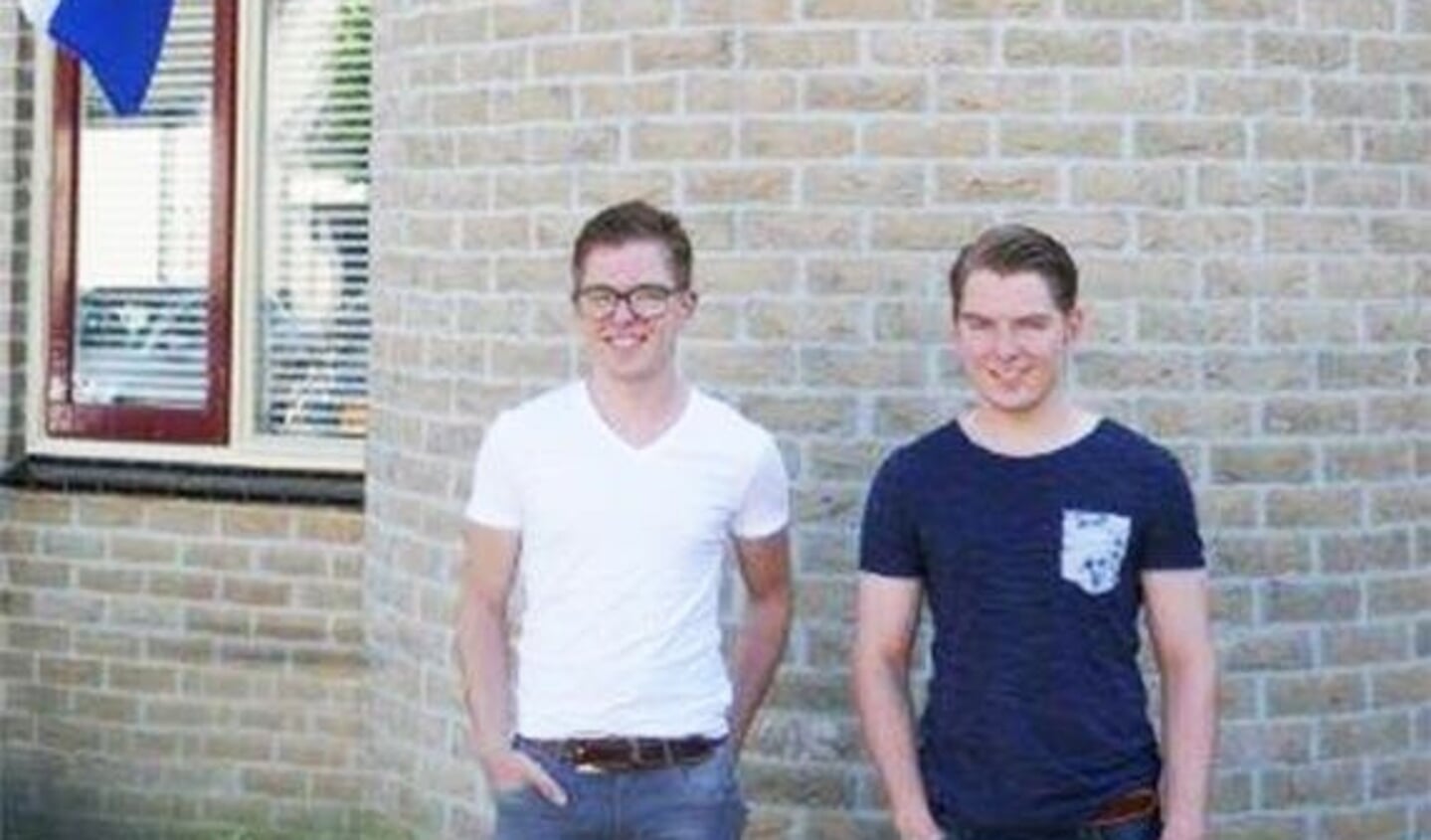 Quinten (links) en Quirijn van Woerkom.