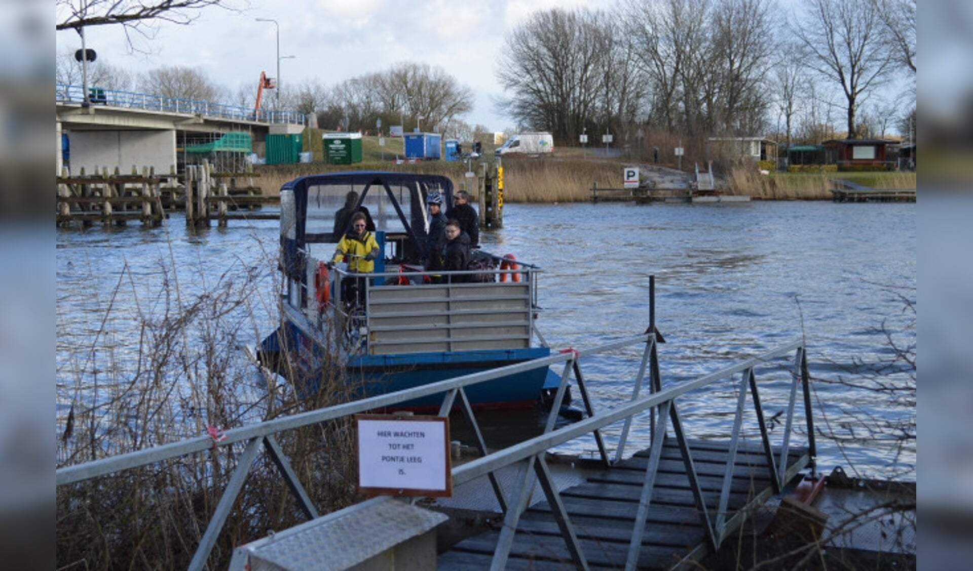 Ook in het verleden werd er regelmatig een pontje ingezet.