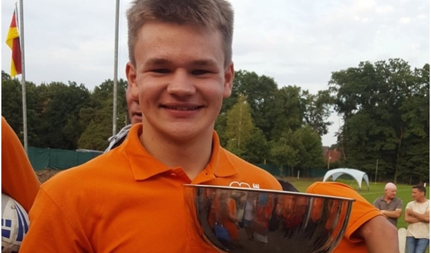  Ruben Stuifzand won vorig jaar met Nederland voor 't eerst de Griffin Cup.
