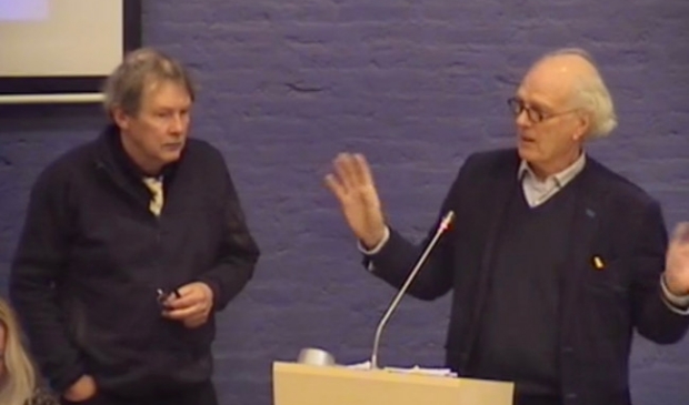 Stedebouwkundige Dick Lentink en architect Herman Dekkers.