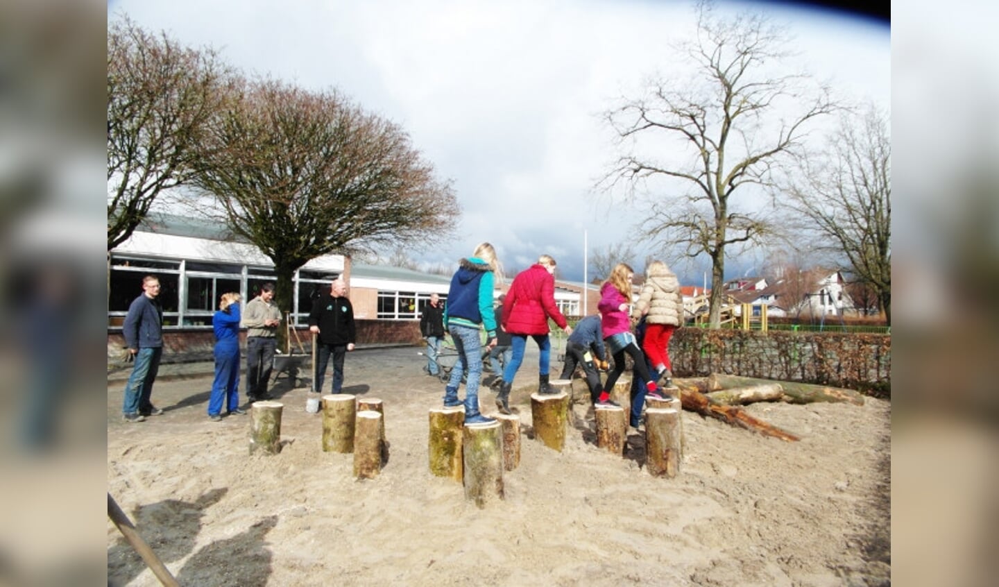 Het schoolplein van De Brandaris