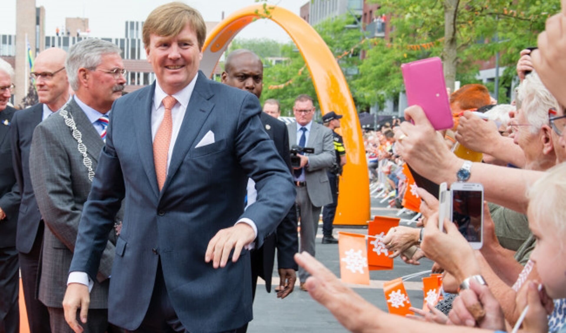  In 2017 was Willem-Alexander in Dronten.