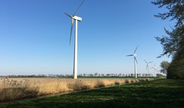<p>Windmolens bij Swifterbant.</p>