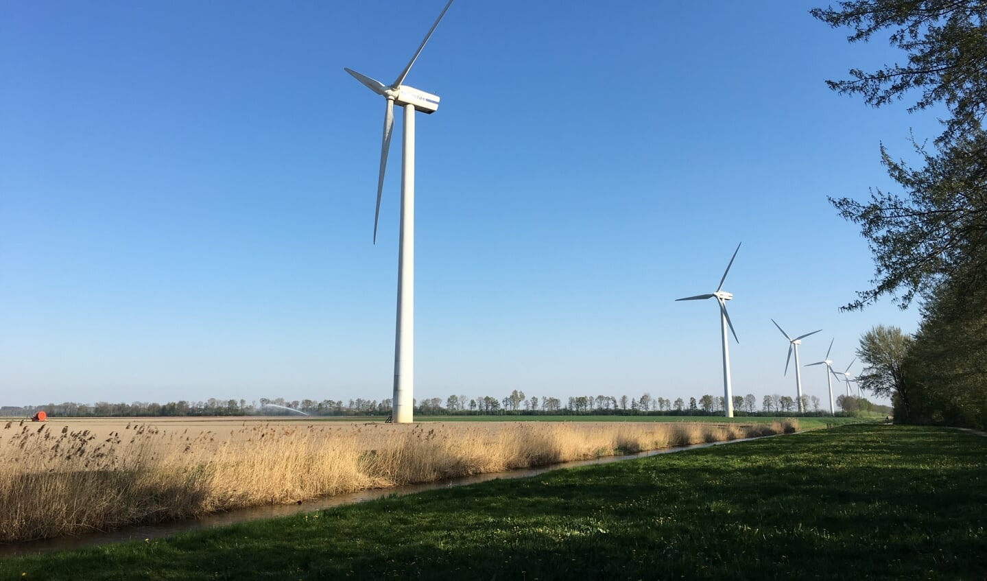Windmolens bij Swifterbant.