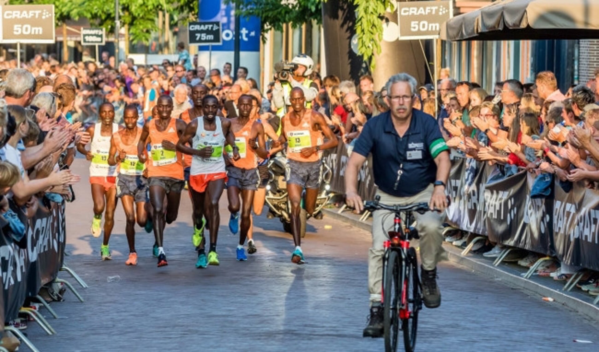 De Halve Marathon in de binnenstad van Zwolle.