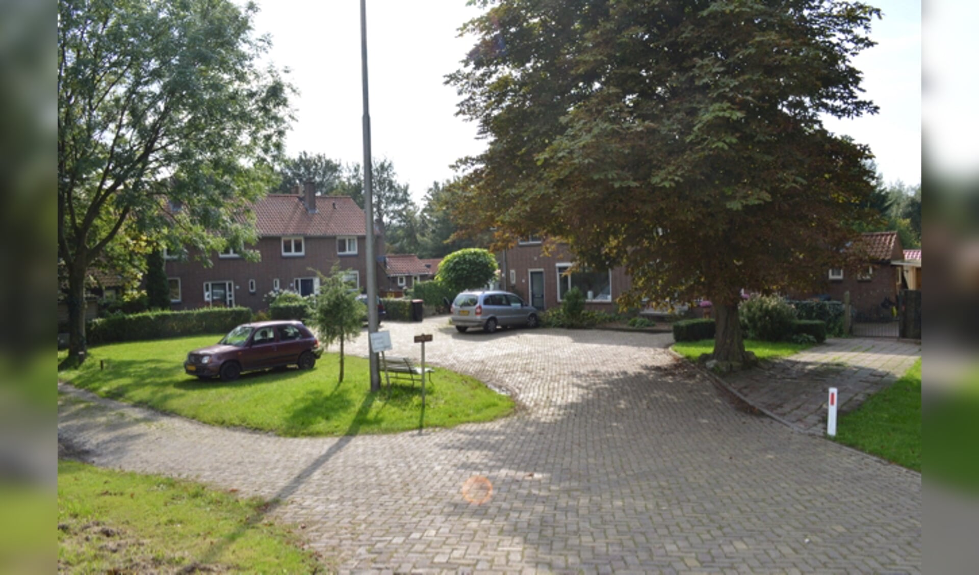 Het buurtschap Roggebot aan de Vossemeerdijk.