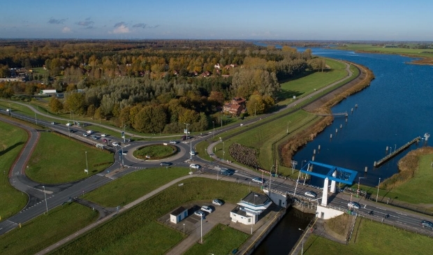 <p>De huidige situatie bij Roggebotsluis.</p>