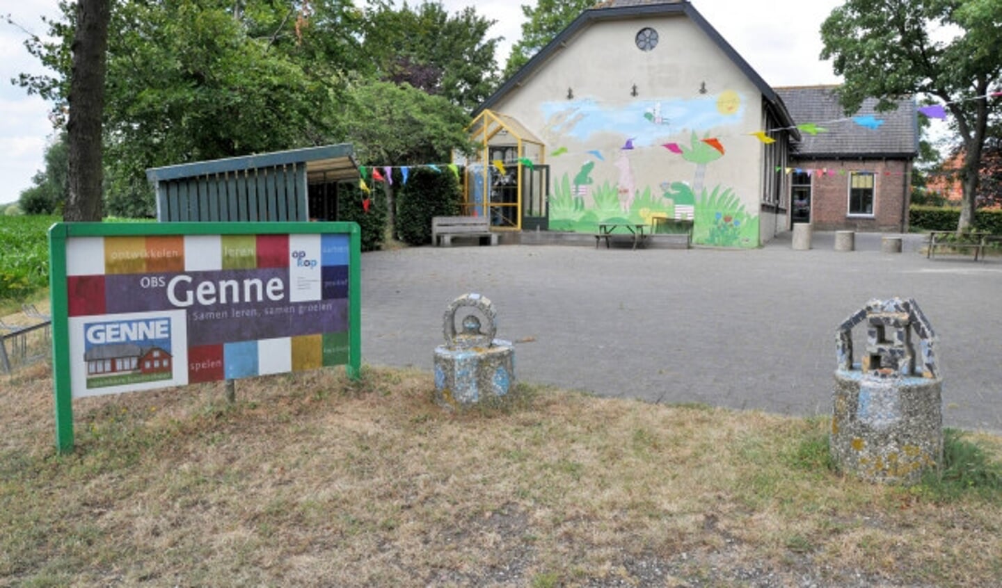 Het voormalige schoolgebouw