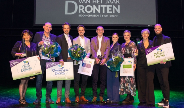 <p>De winnaars van de ondernemersverkieizng 2019.</p>