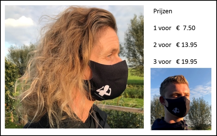 gezicht met mondkapje