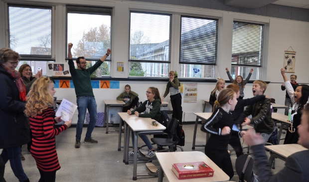 Groep 6 door het dolle heen