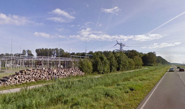 De groenstrook tussen het onderstation en de Dronterweg verdwijnt.