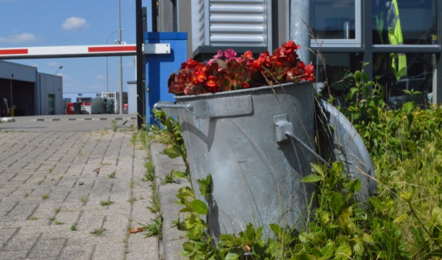 De milieustraat van de gemeente Dronten.