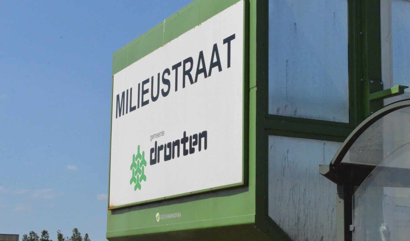 Milieustraat gemeente Dronten.