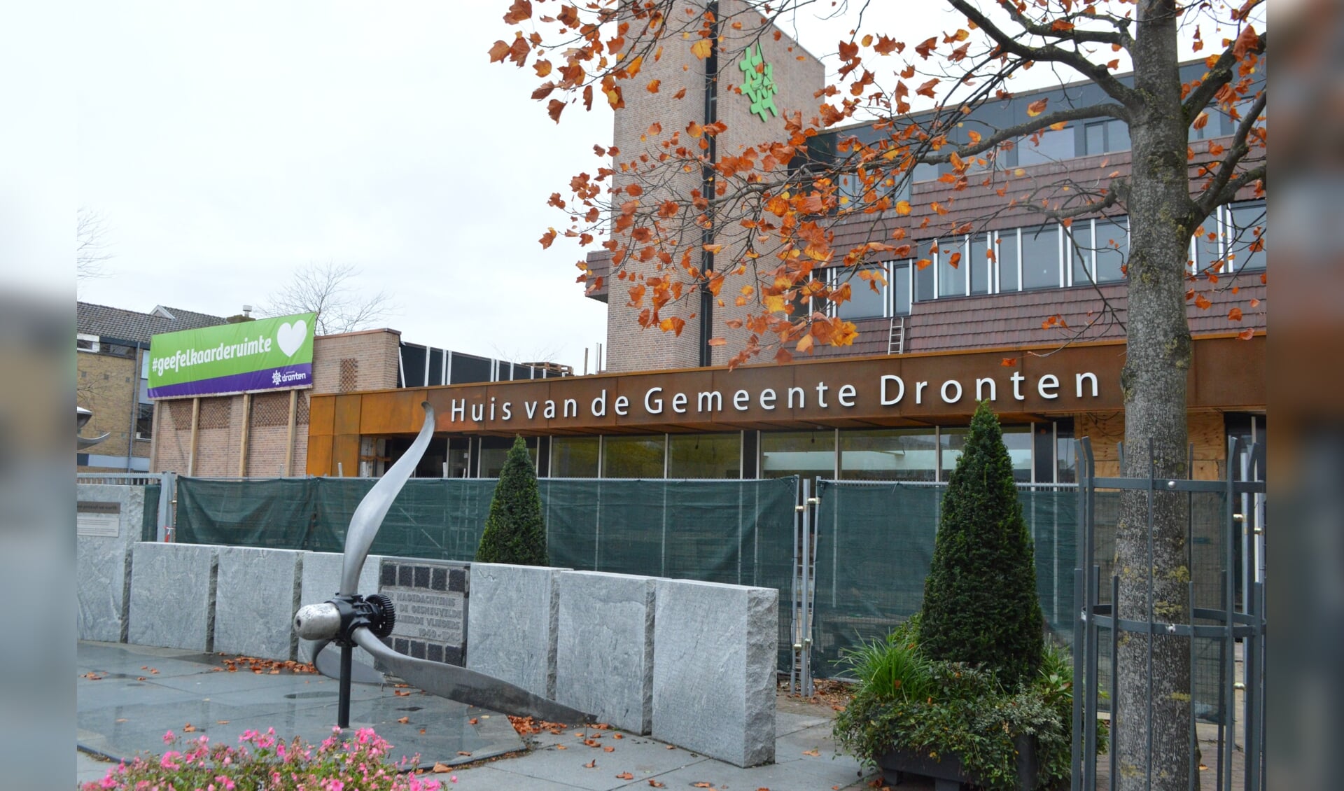 Het nieuwe gemeentehuis in Dronten.