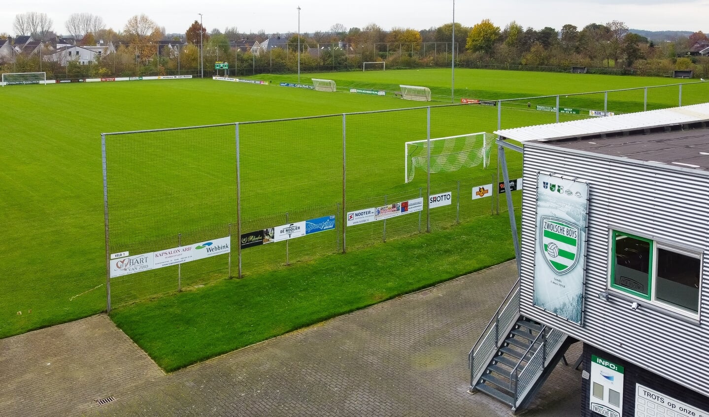 Voetbalvereniging Zwolsche Boys op sportpark Jo van Marle.
