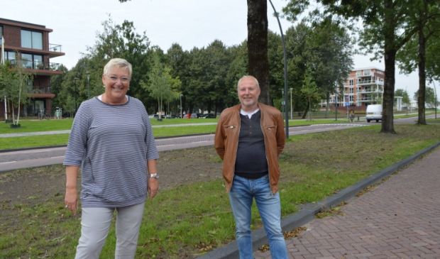 De actievoerders Georgette Rozendaal en Ulco Sijmonsma.