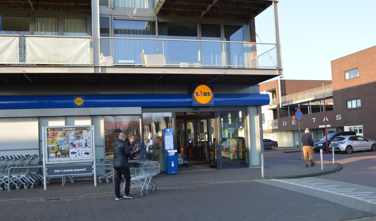 De Lidl in Biddinghuizen.