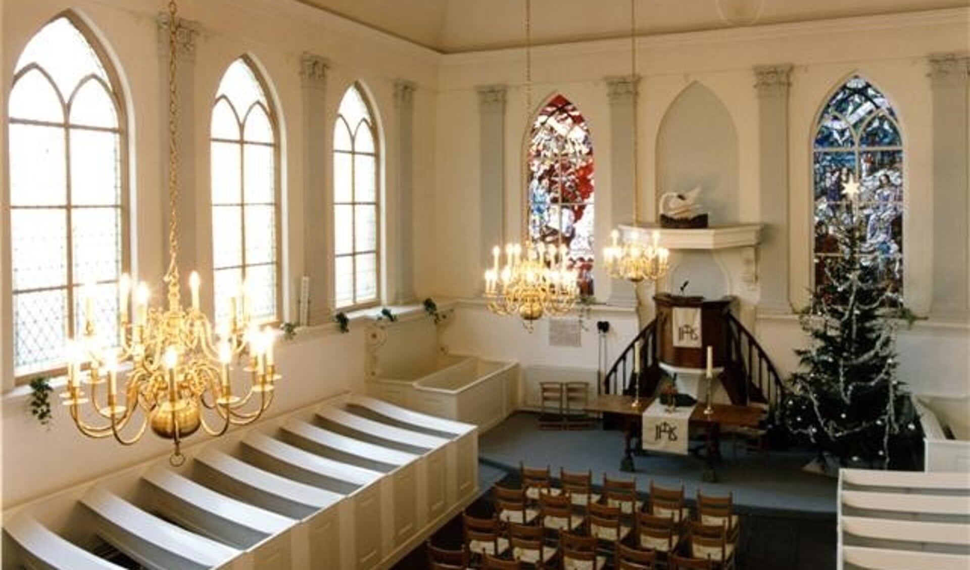 Interieur Lutherse Kerk Kampen