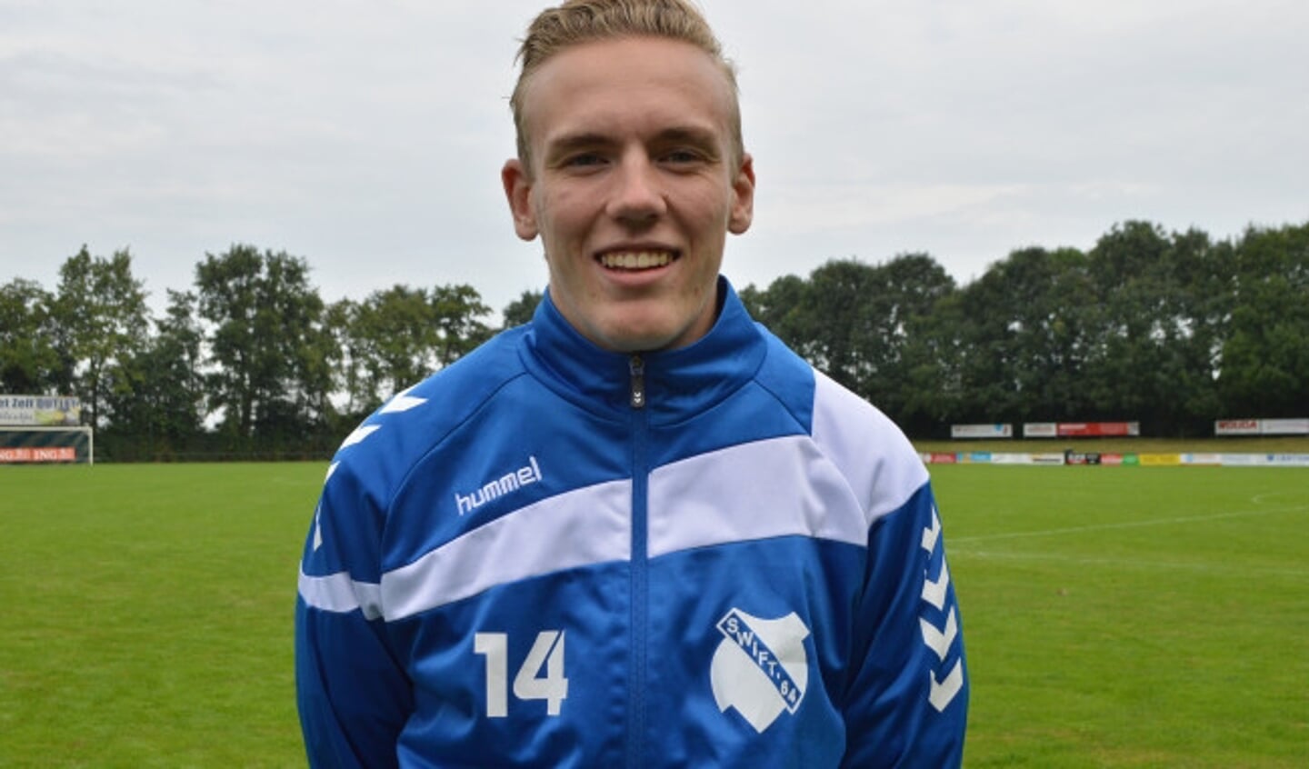 Bas van Spronsen (Swift'64) was weer goed voor een goal.