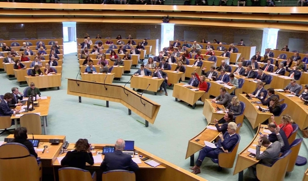 Stemming in de Tweede Kamer.