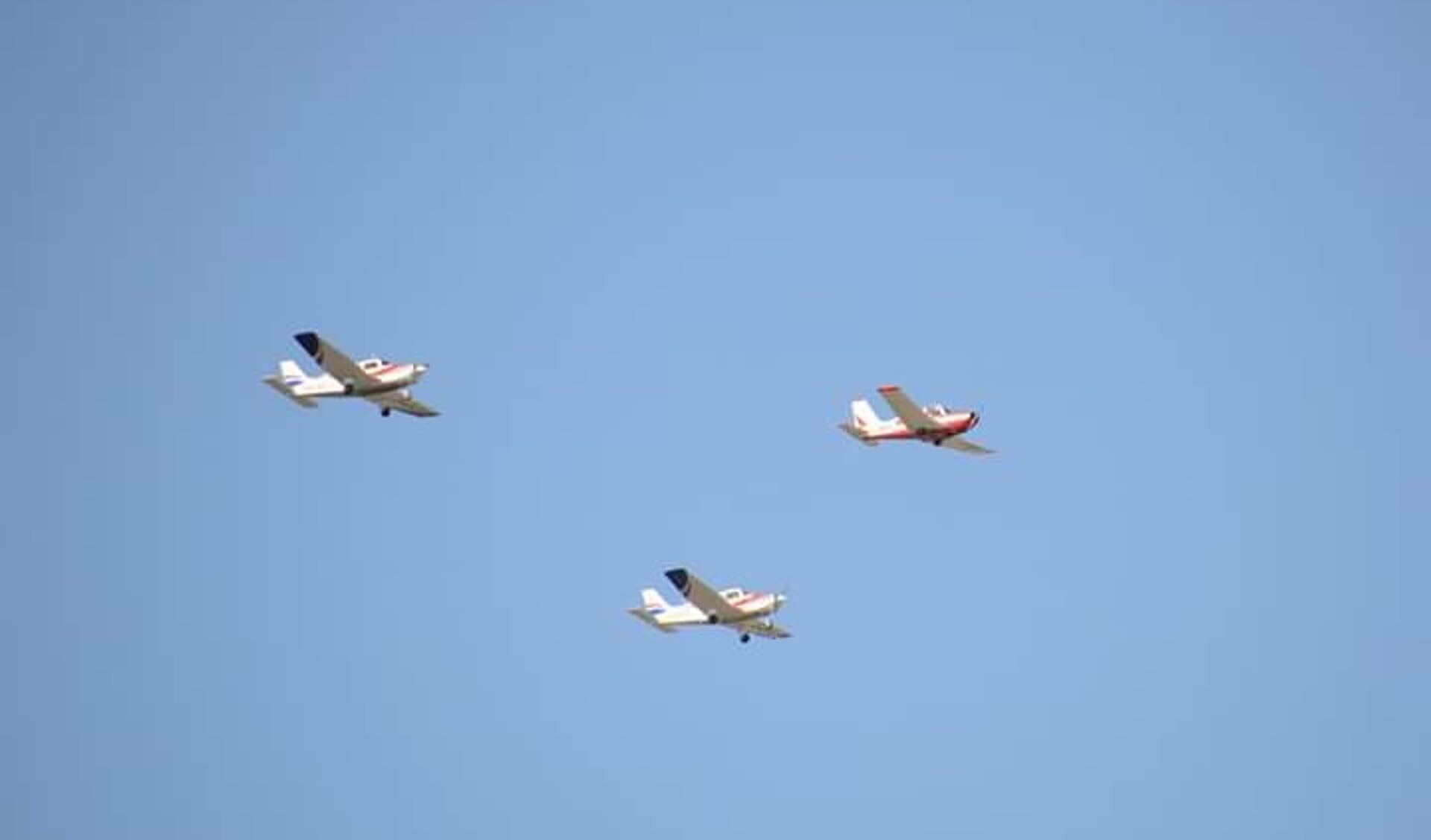  De Edambusters boven De Gilden in Dronten.