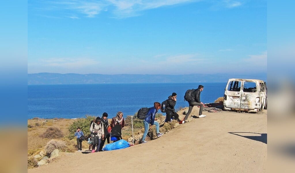  Vluchtelingen op Lesbos