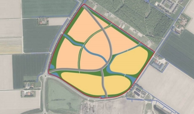 De hoofdstructuur van Swifterbant-zuid.
