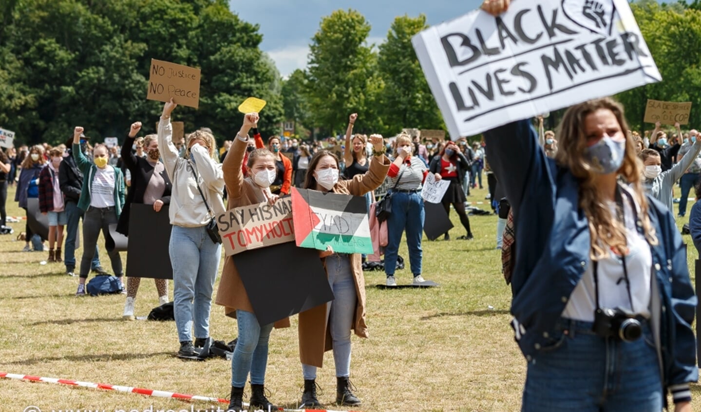 Black Lives Matter betoging Park de Wezenlanden.