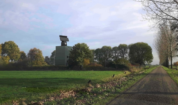 <p>Artist impression nieuw radarstation Herwijnen</p>