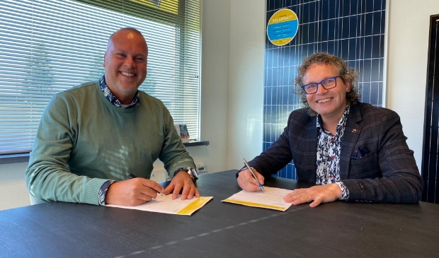 John Halsema (PV Systems) en Koos van den Akker