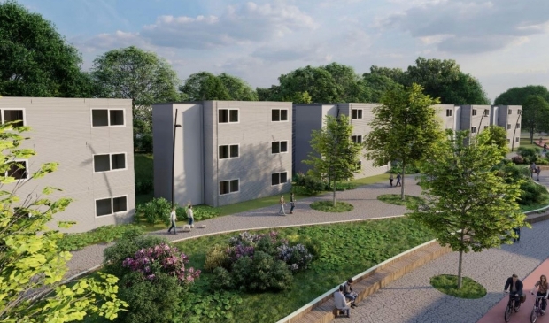 <p>Impressie van de nieuwe studentenwoningen.</p>