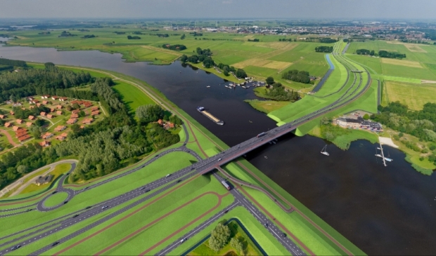 De toekomstige situatie bij Roggebot.