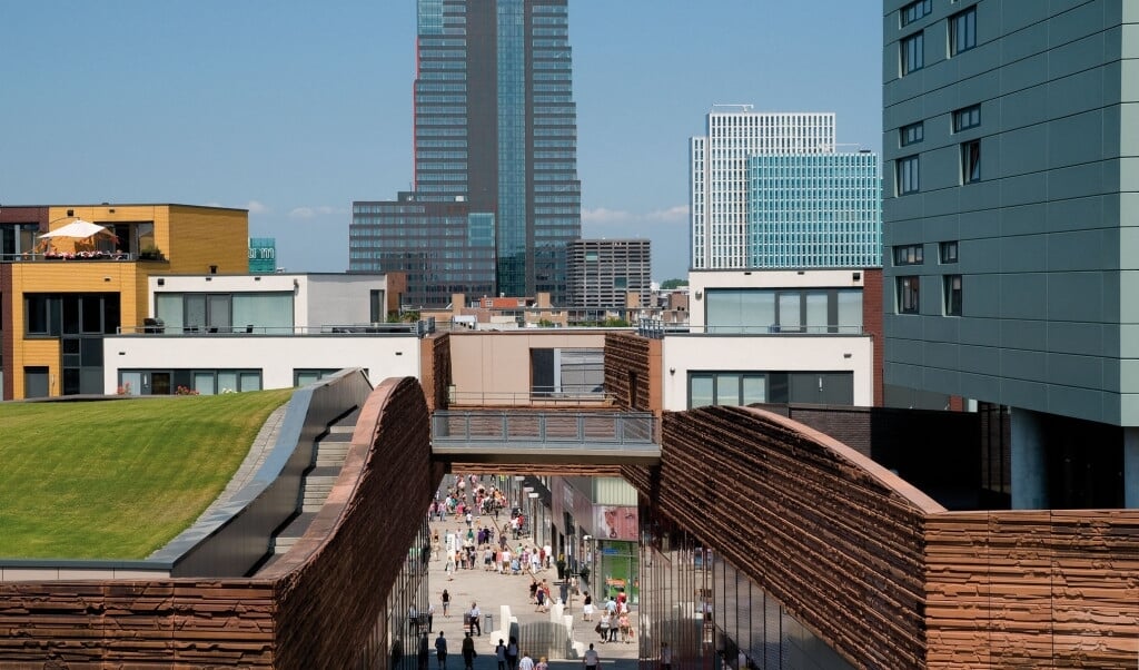  Het centrum van Almere Stad.