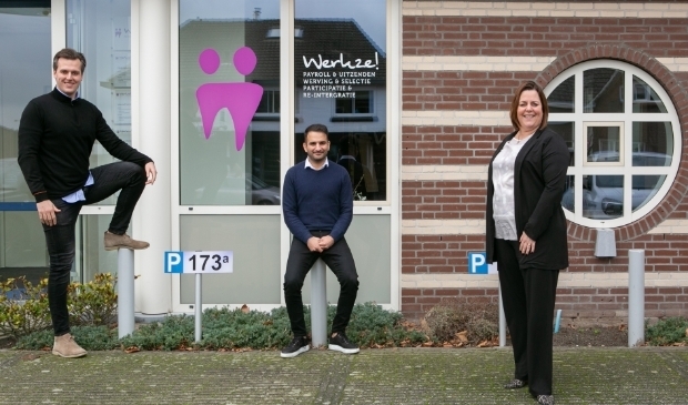 <p>Carin van Holstein en de heren Wouter Meens en Daniel Sanandaji van <a href="//Inhuren.com">Inhuren.com</a>.</p>
