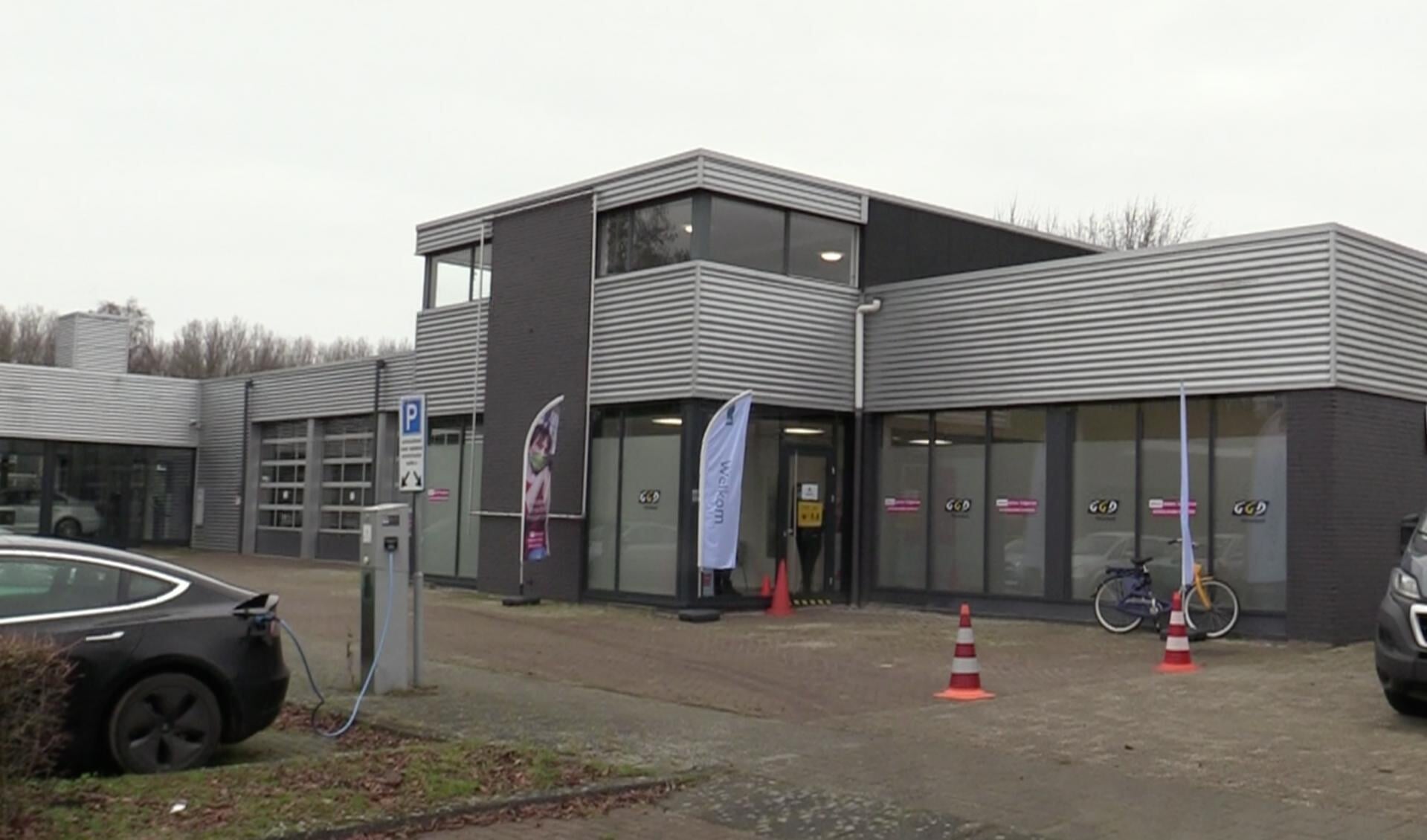 De locatie van de GGD aan de Schroefstraat in Lelystad.