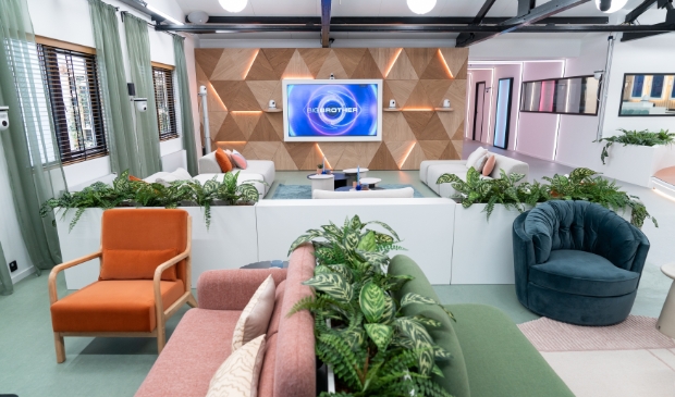 De woonkamer van het Big Brotherhuis.