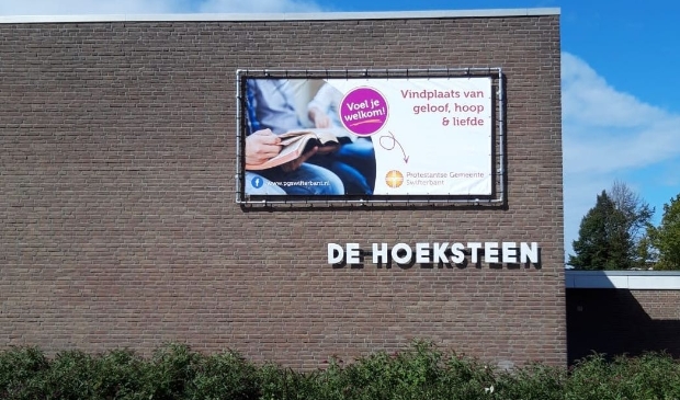 Spandoek Protestantse Gemeente Swifterbant.